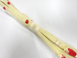 未使用品　正絹　手組帯締め